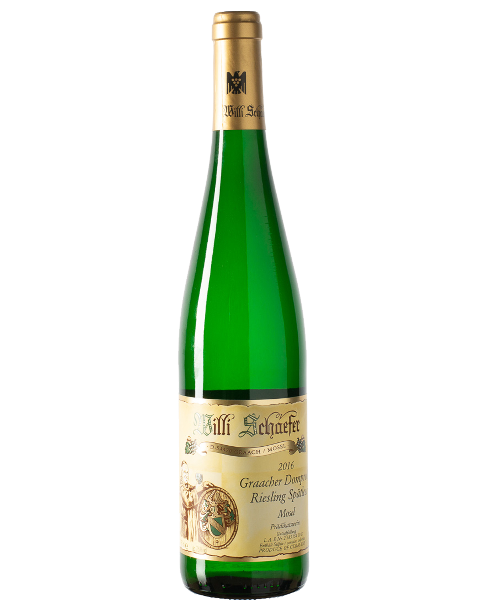 Willi Schaefer Graacher Domprobst Riesling Spatlese #10 — PNG format 1600×2000 pixels