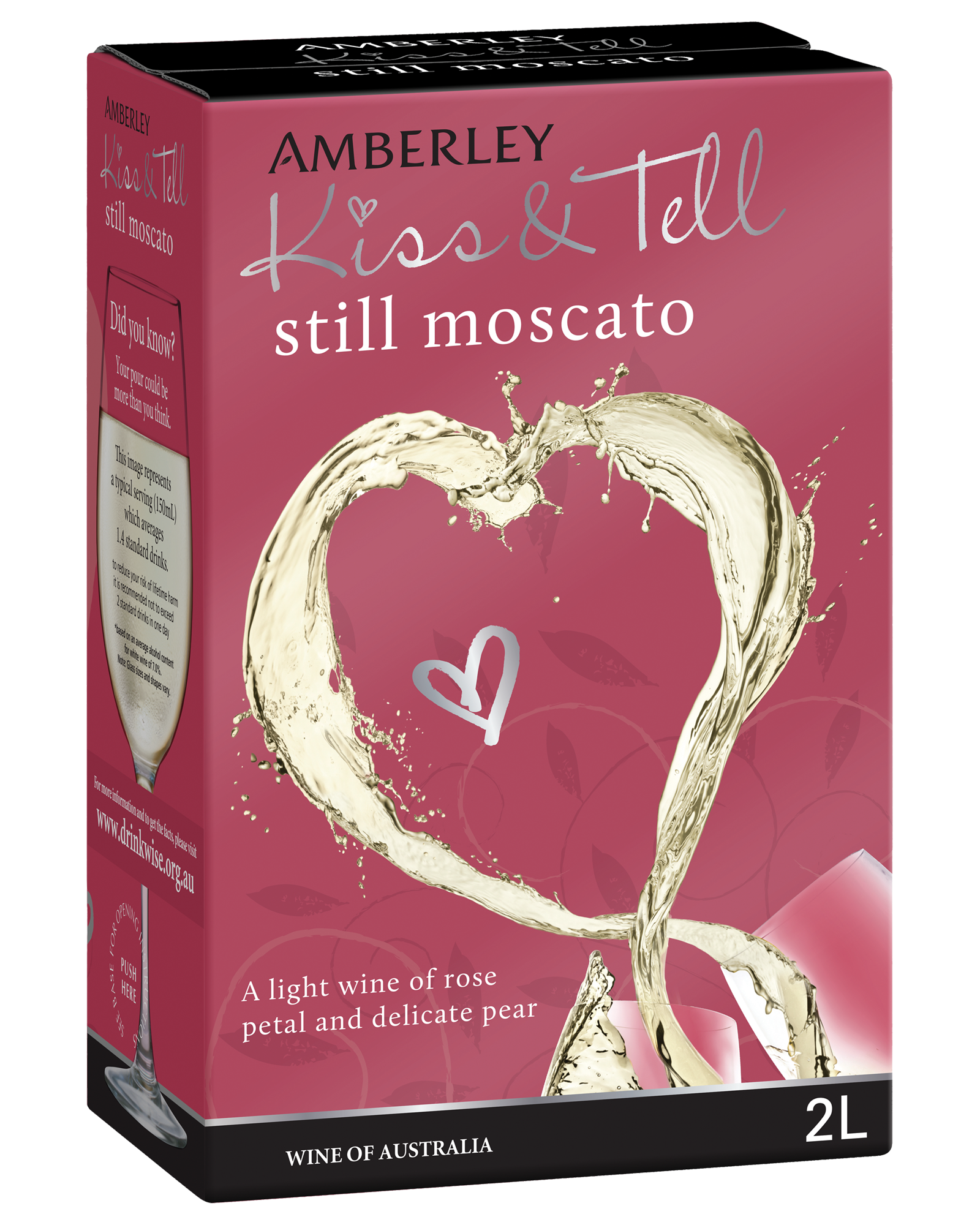Amberley Kiss & Tell Moscato Rosa 2L
