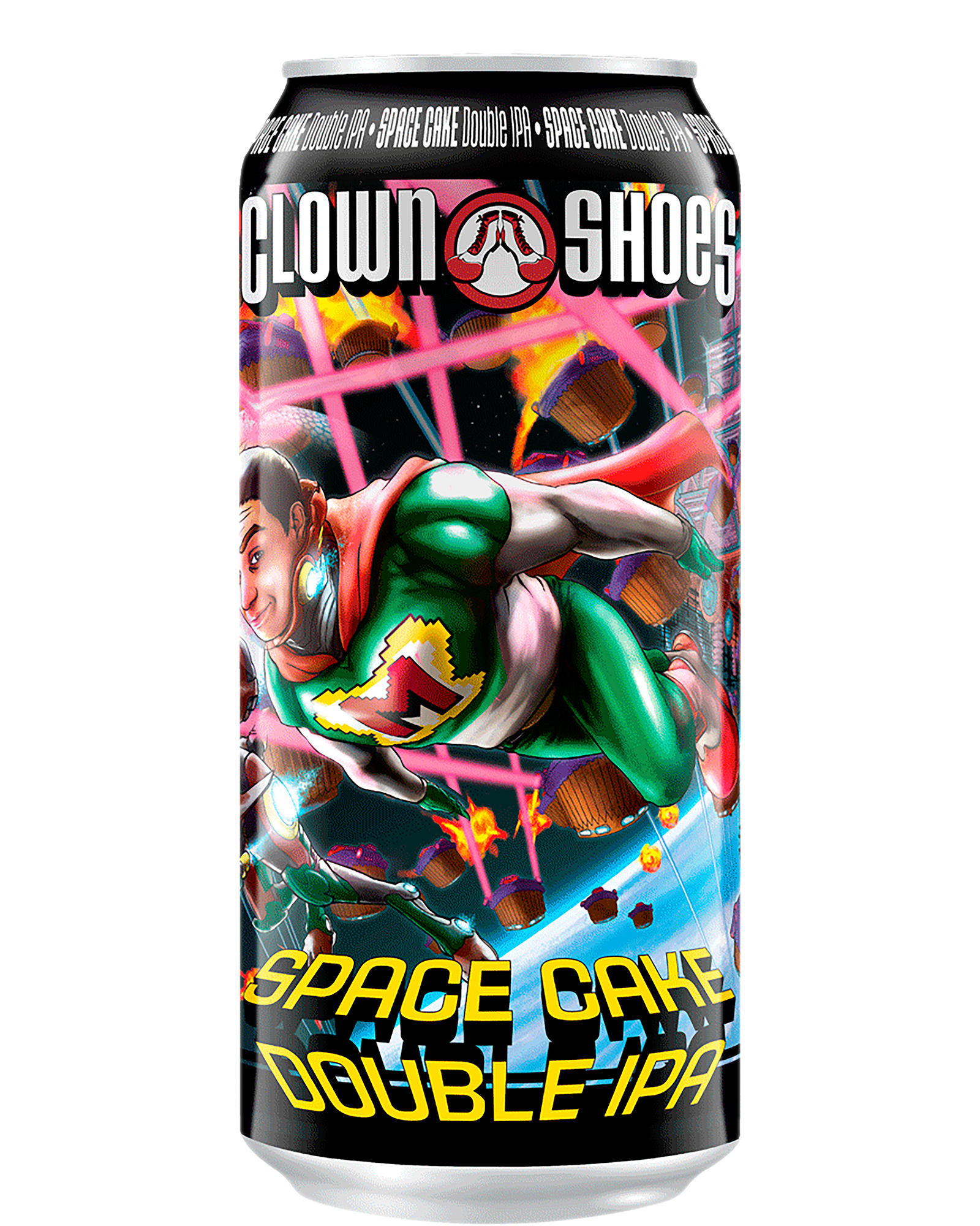 Clown Shoes Space Cake Double IPA can