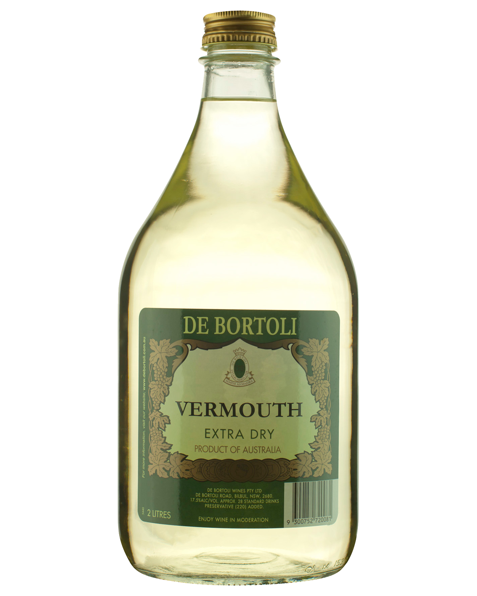De Bortoli Extra Dry Vermouth 2L