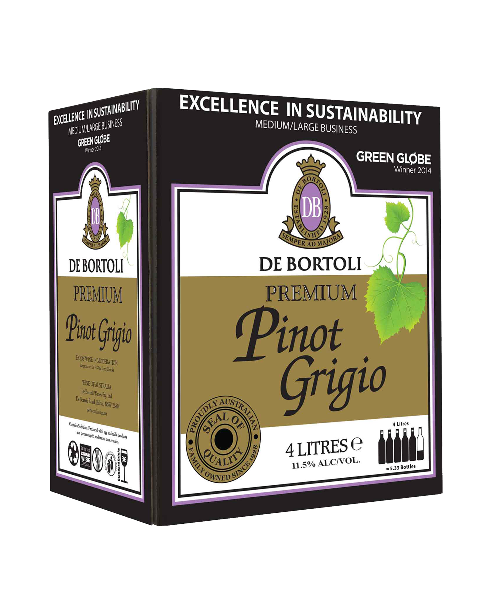 De Bortoli Premium Pinot Grigio Cask 4L