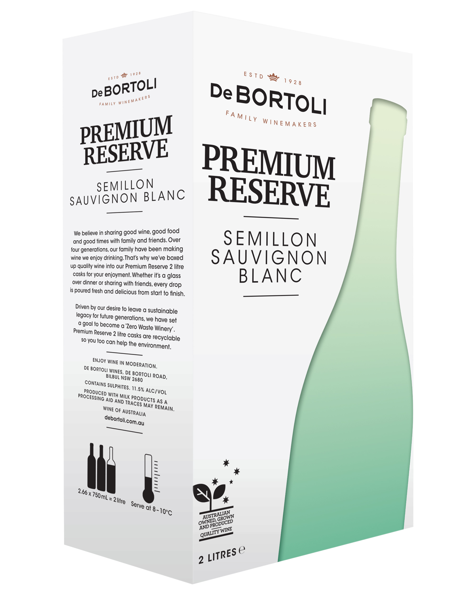 De Bortoli Premium Reserve Semillon Sauvignon Blanc Cask 2L