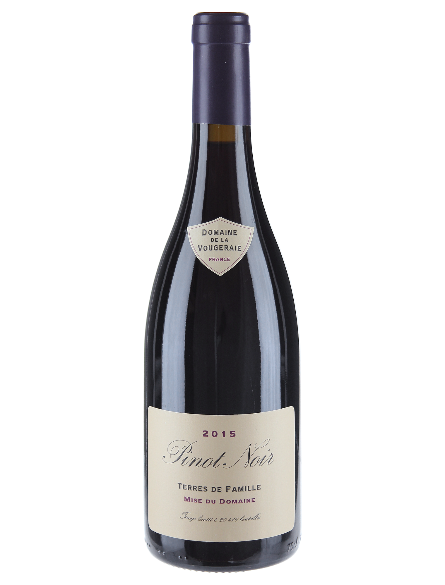 Domaine de la Vougeraie Bourgogne Pinot Noir Terres de Famille 2015