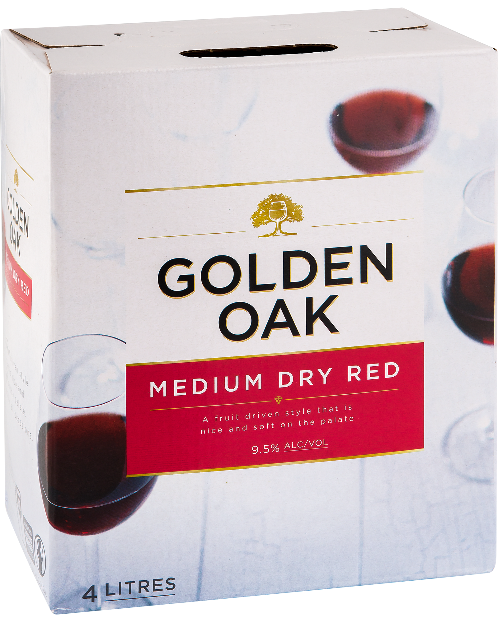 Golden Oak Medium Dry Red Cask 4L