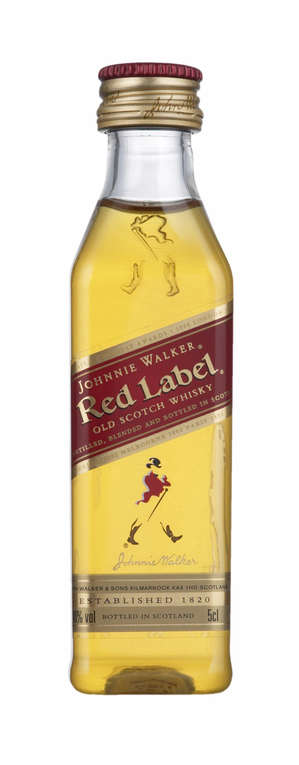 Johnnie Walker Red Label plastic bottle