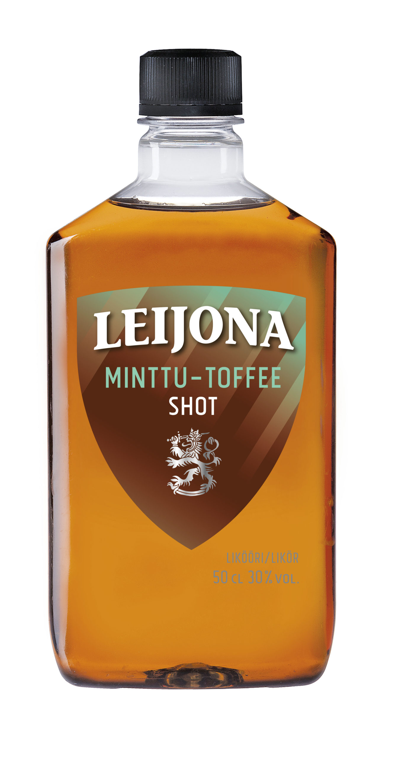Leijona Minttu-Toffee Shot plastic bottle