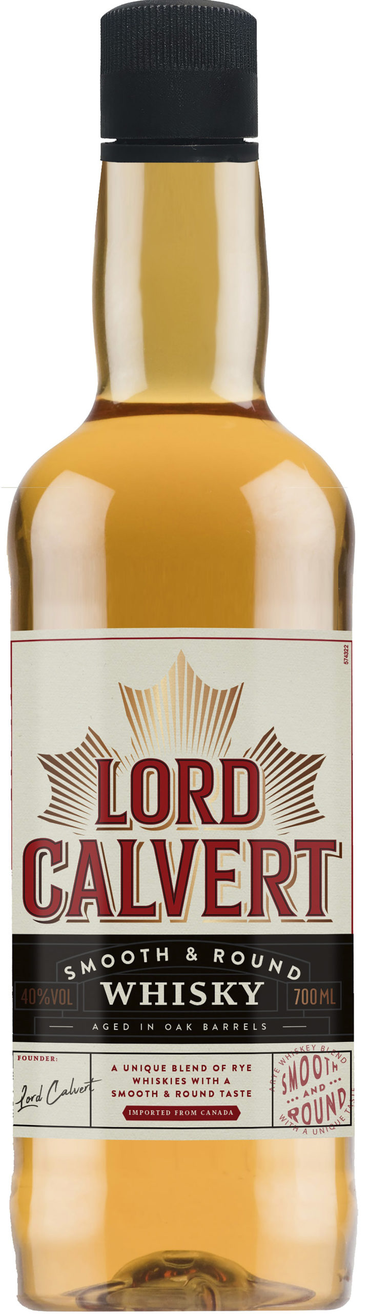 Lord Calvert Canadian Whisky plastic bottle