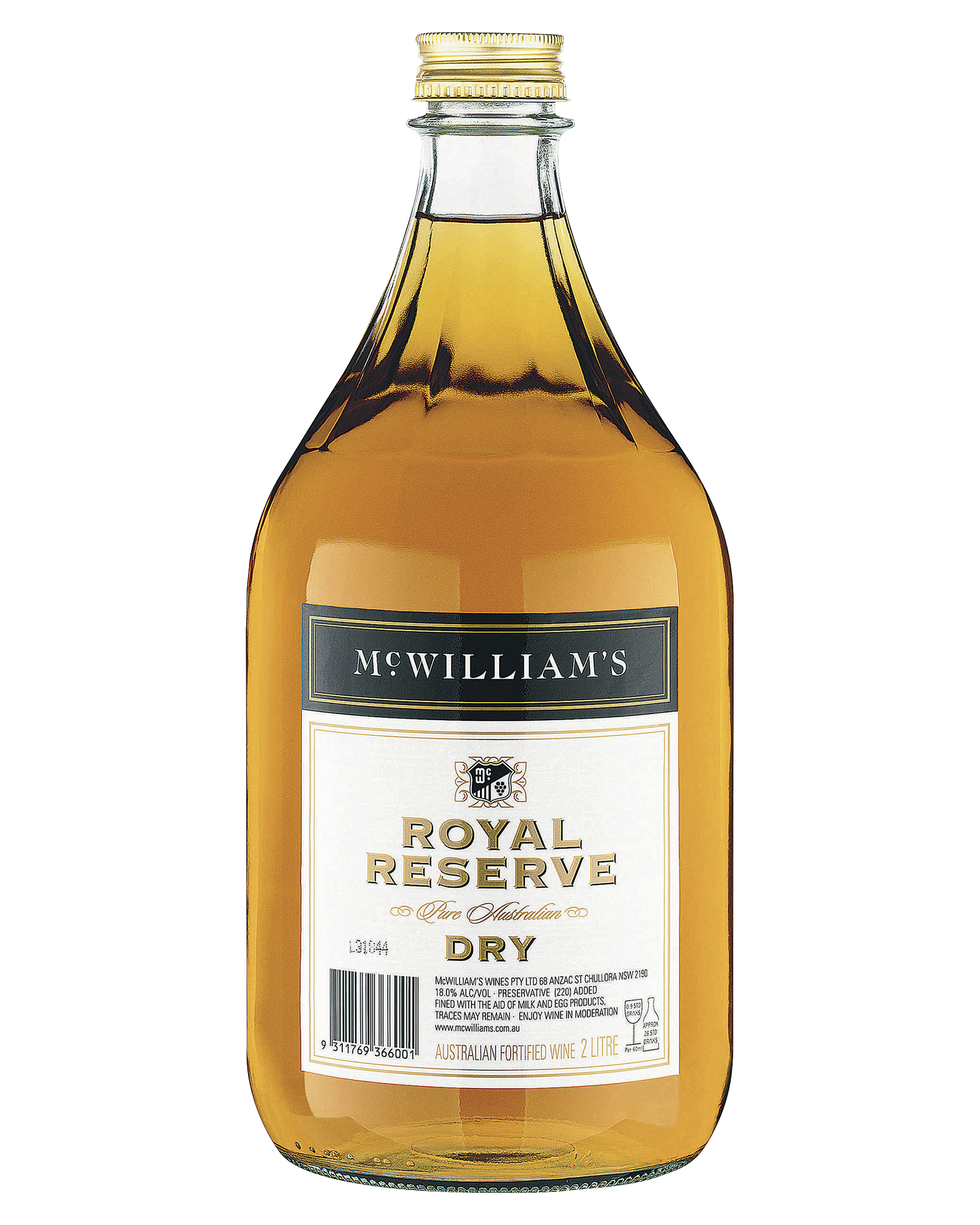 McWilliam’s Royal Reserve Dry Sherry 2L