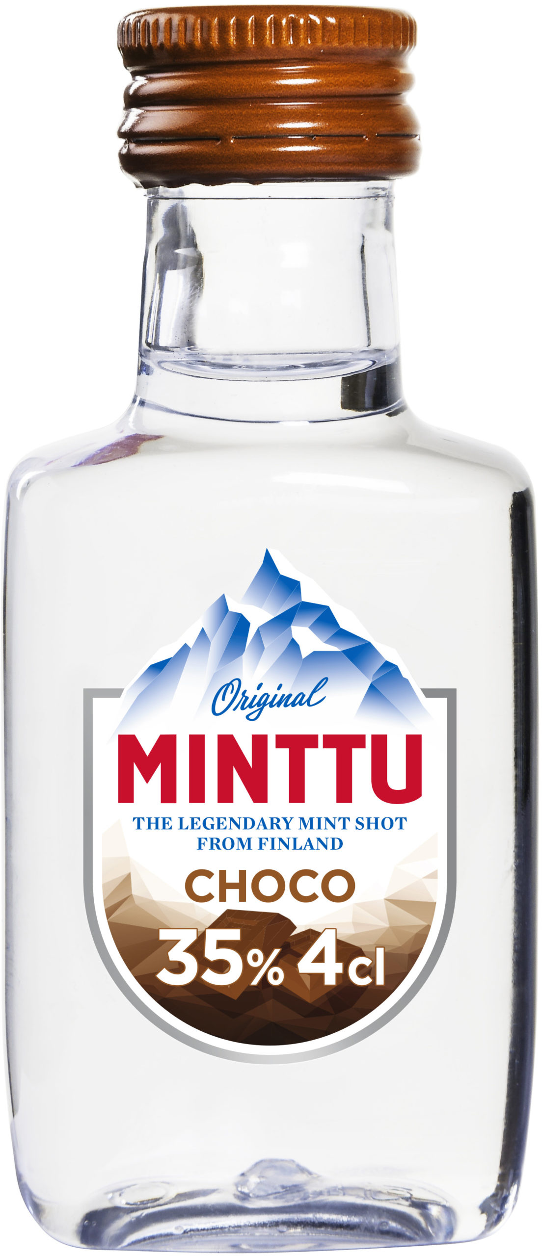 Minttu Choco plastic bottle
