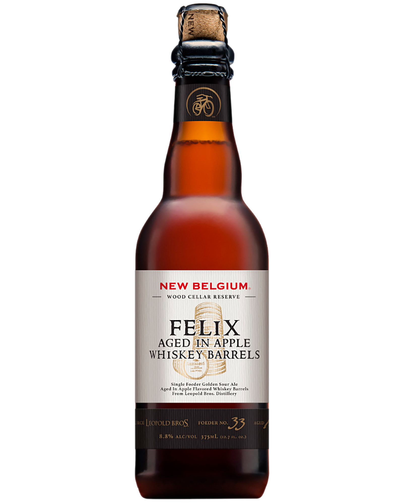 New Belgium Felix Aged in Apple Whiskey Barrels