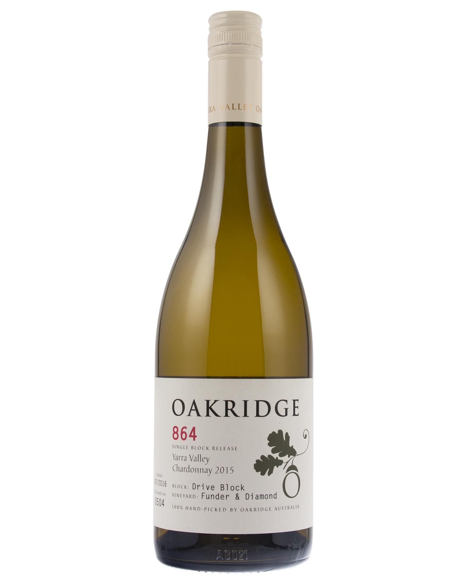Oakridge 864 Funder & Diamond Vineyard Drive Block Chardonnay