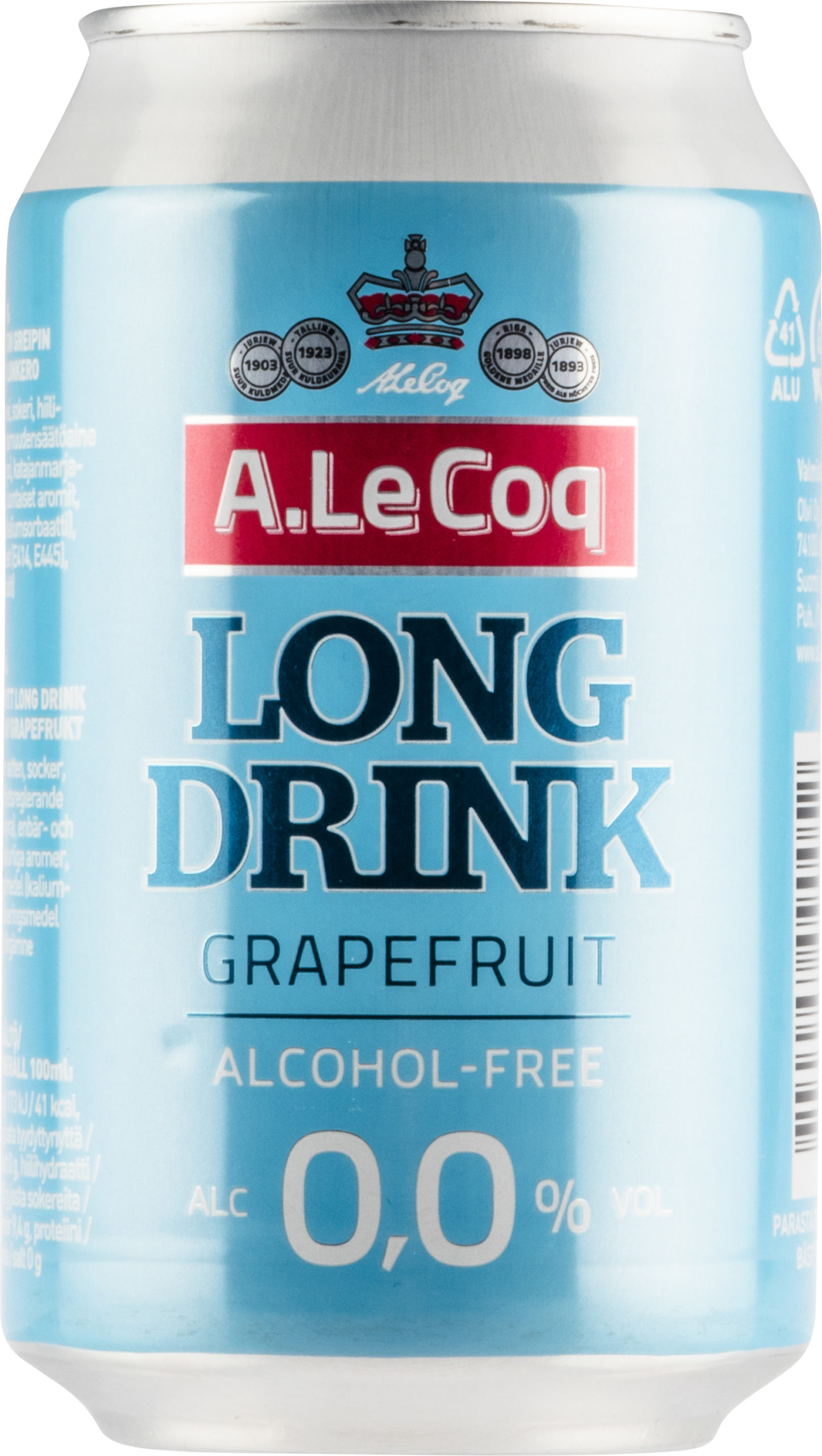 Olvi A Le Coq Long Drink Grapefruit Alcohol-free can
