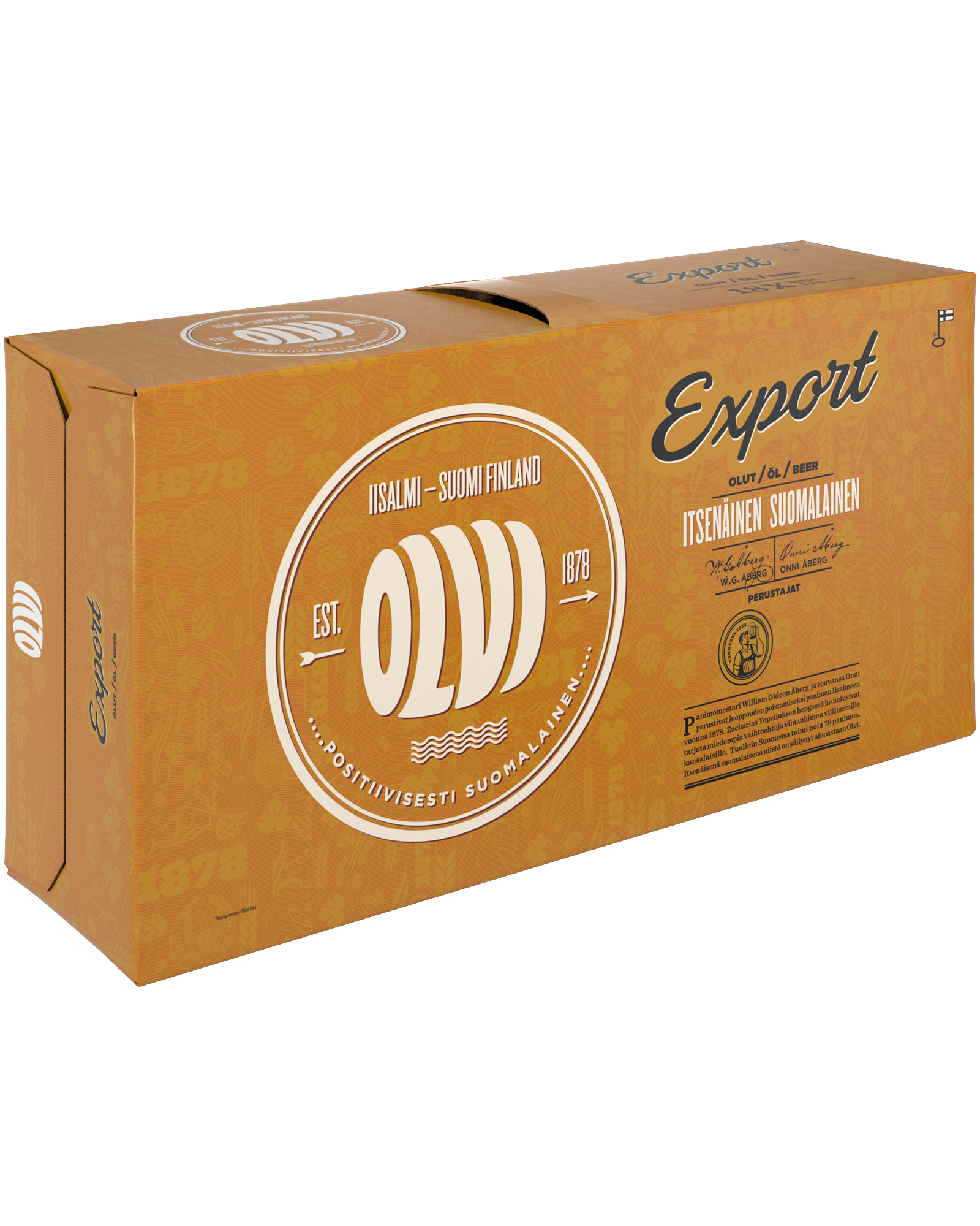Olvi Export A 18-pack can