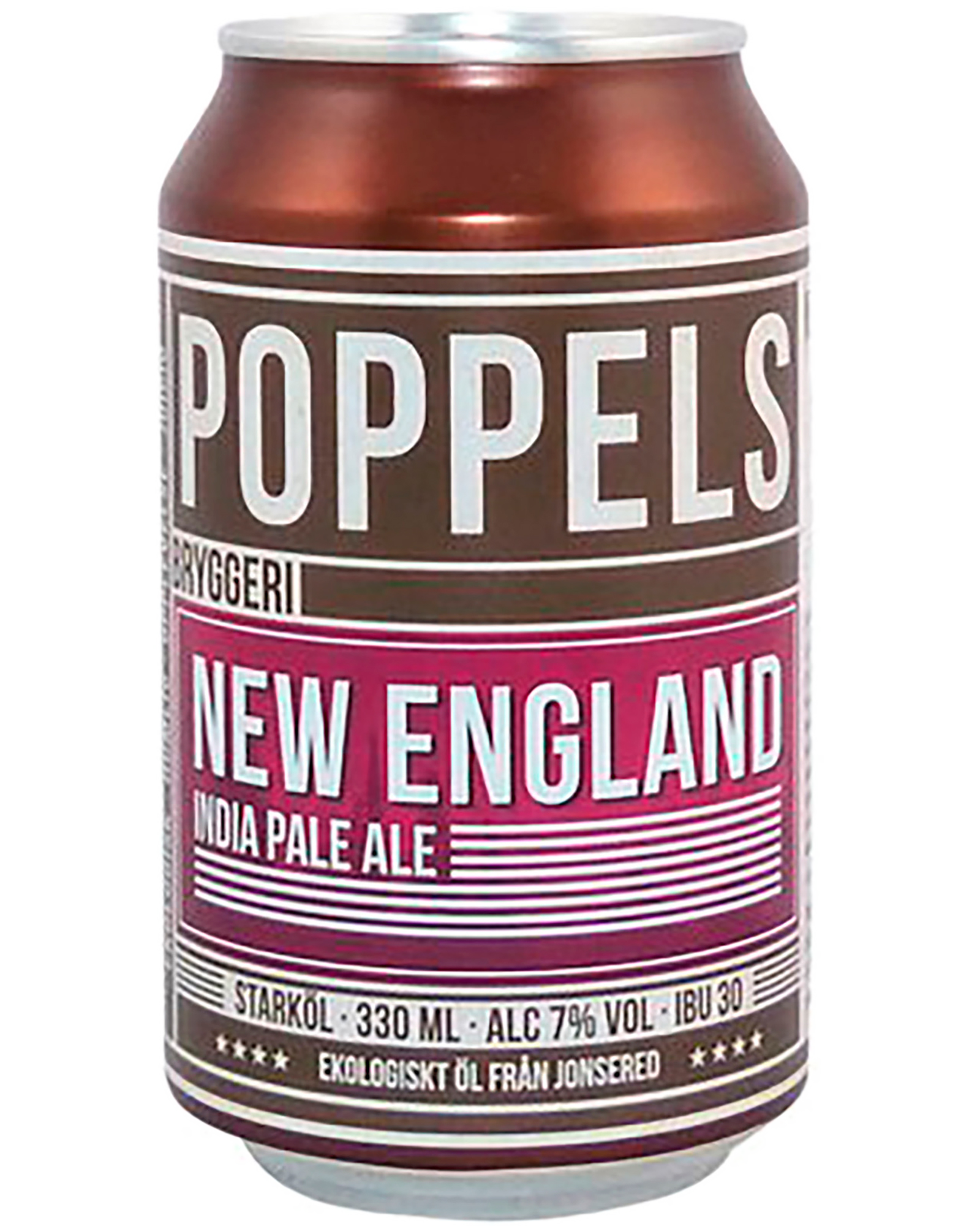 Poppels New England India Pale Ale can