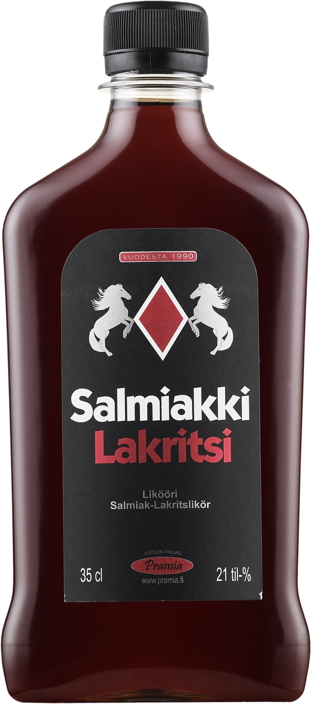 Pramia Salmiakki Lakritsi plastic bottle