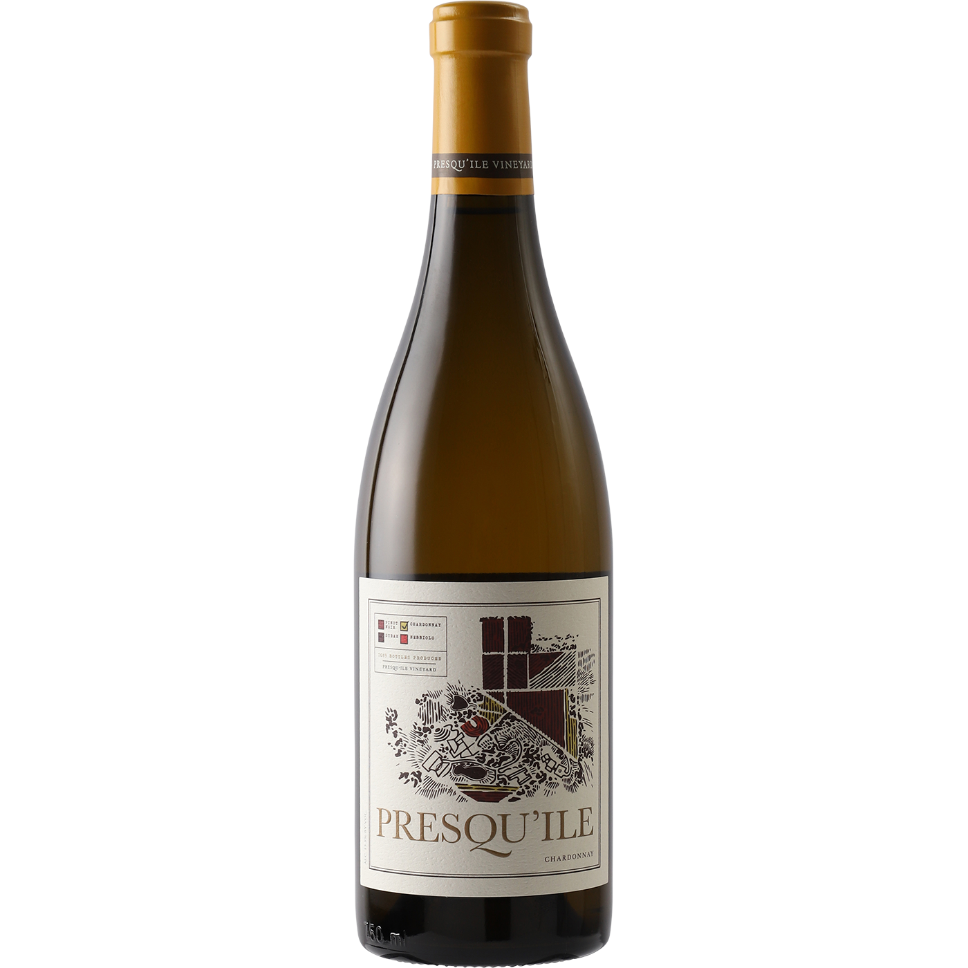 Presqu’ile Chardonnay  Vineyard Santa Maria Valley 2017