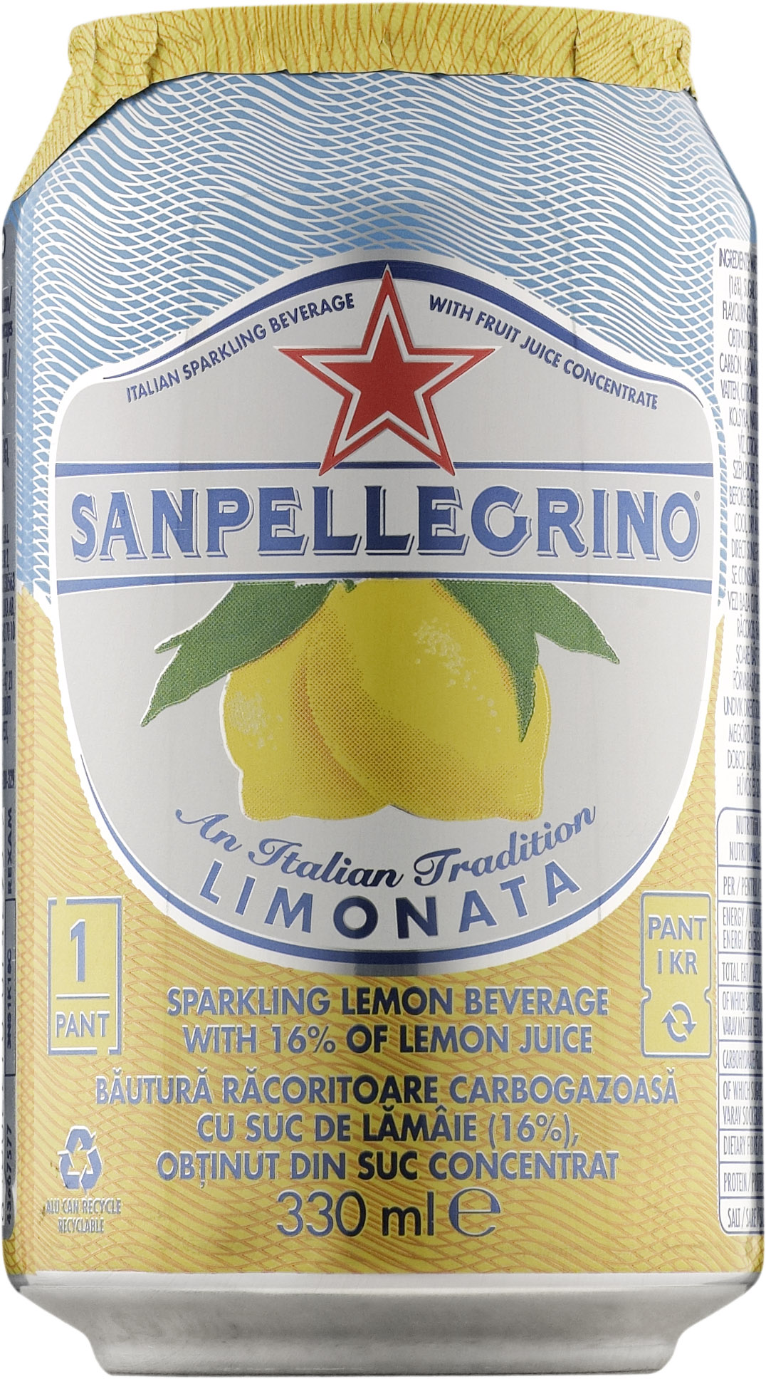 SanPellegrino San Pellegrino Limonata can