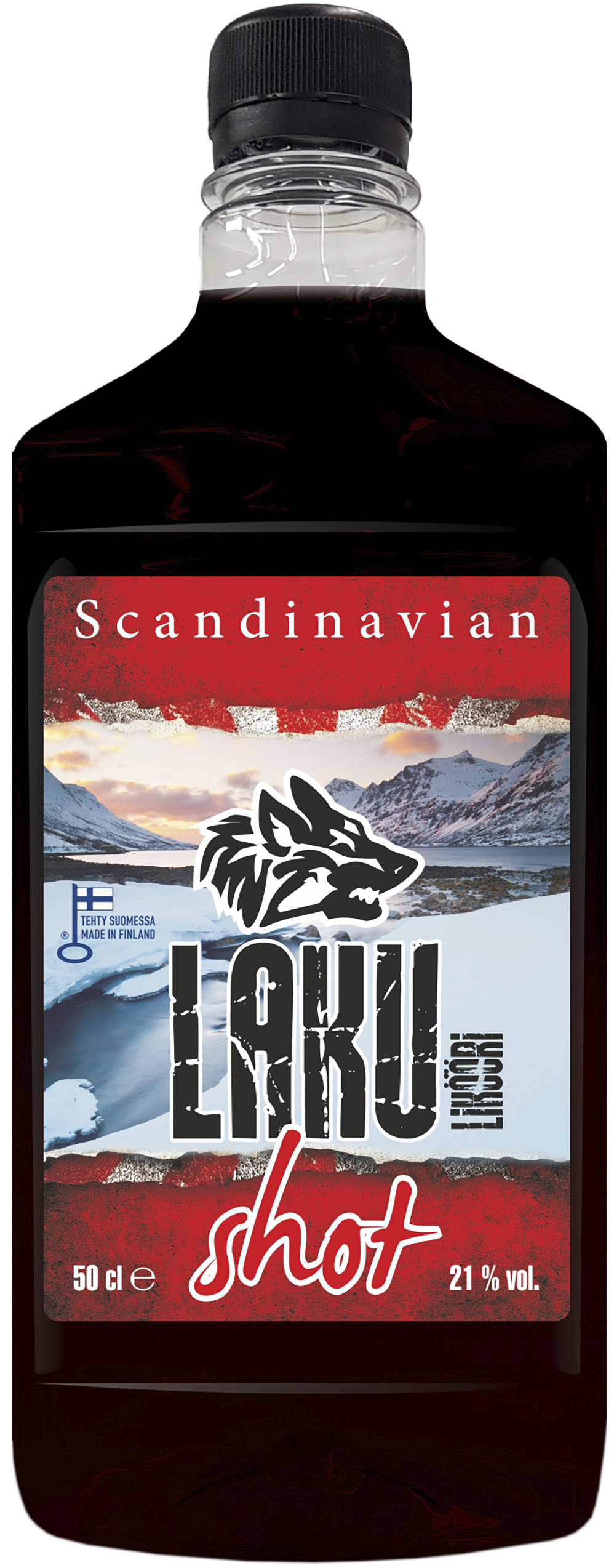 Scandinavian Laku Shot plastic bottle