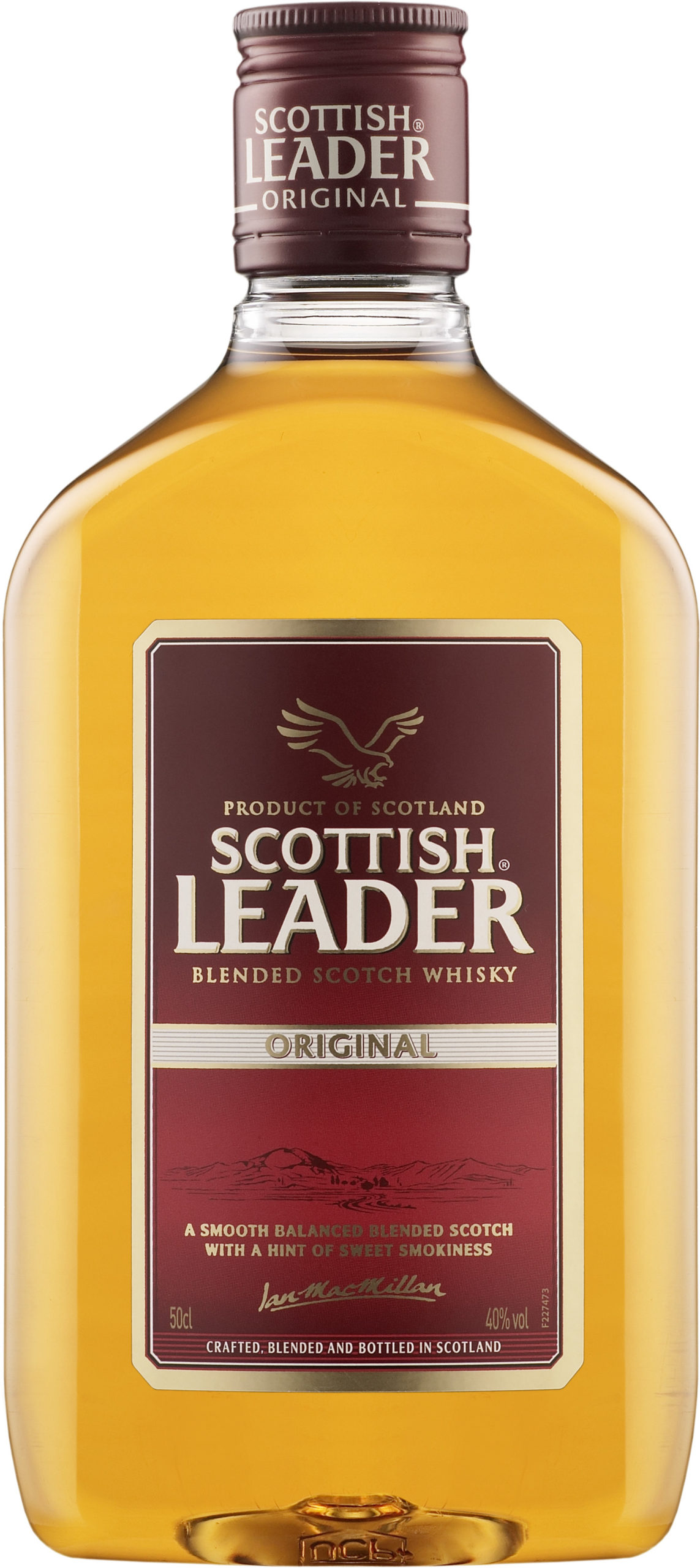 Scottish Leader Blended Scotch Whisky plastic bottle