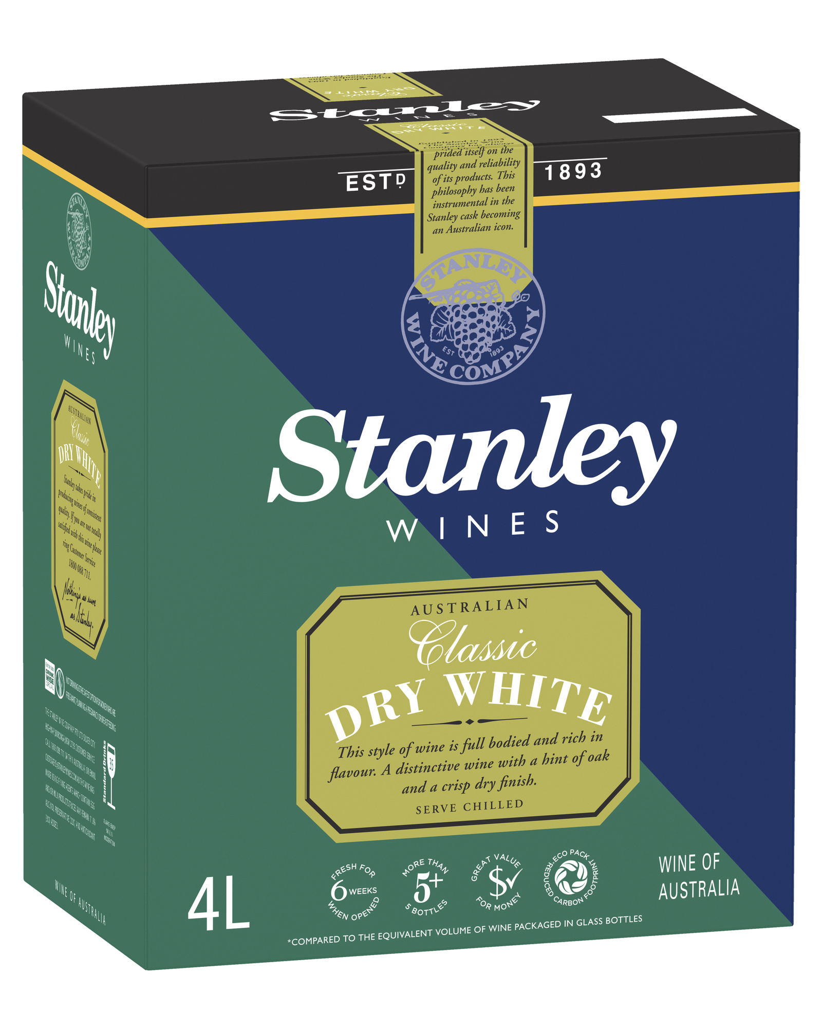 Stanley Classic Dry White Cask 4L