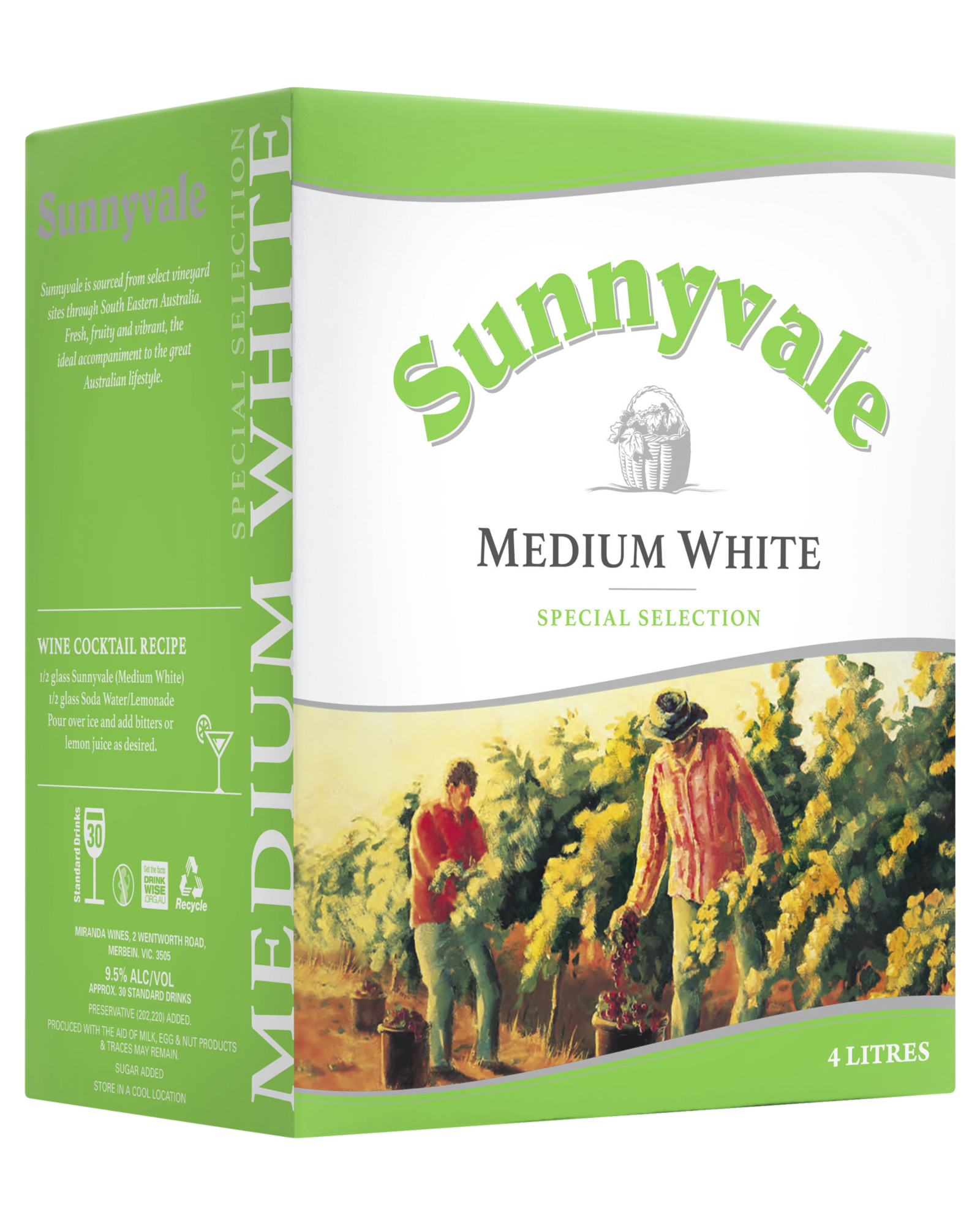 Sunnyvale Medium White Cask 4L