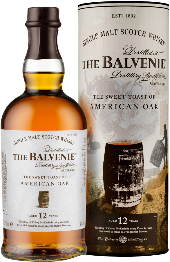 The Balvenie 12 Year Old Sweet Toast of American Oak Single Malt