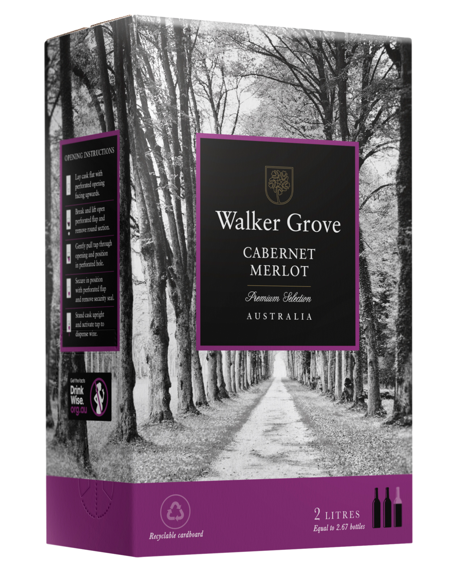 Walker Grove Cabernet Merlot Cask 2L
