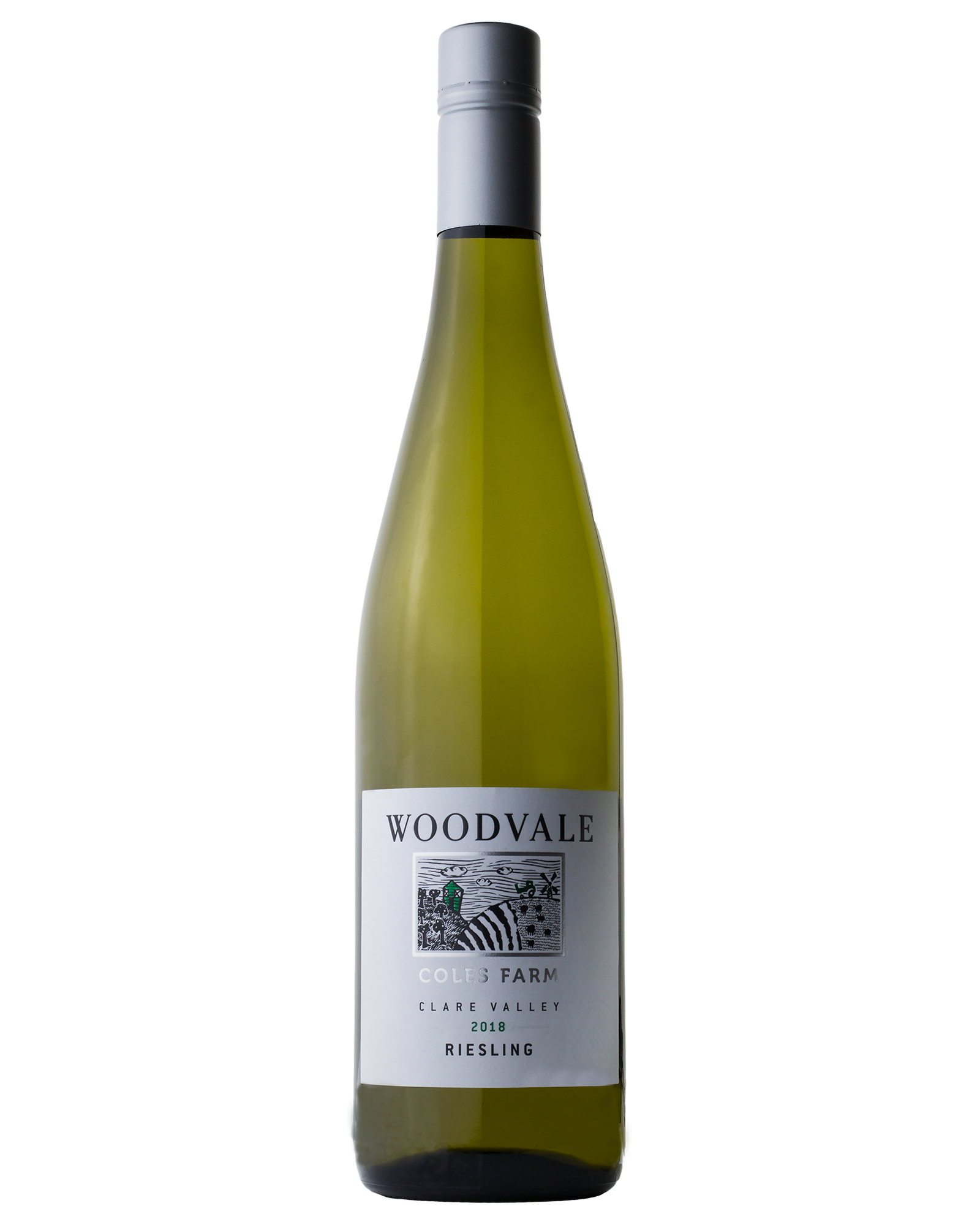 Woodvale Coles Farm Clare Valley Riesling 2018