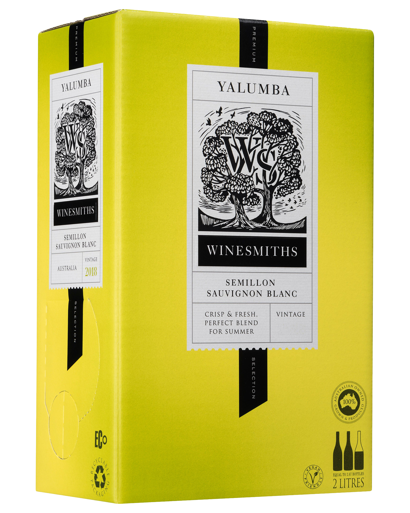 Yalumba Premium Semillon Sauvignon Blanc Cask 2L